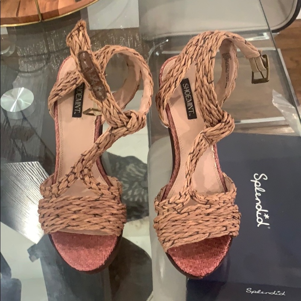 Braided Platform Heels